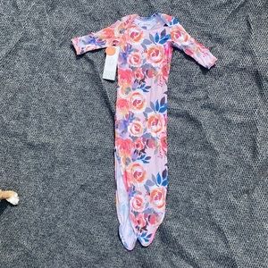 NWT Posh Peanut Dusk Rose Knotted Gown